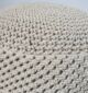 Close-up View of Macrame Pouf PF-072 by Ramsha Home