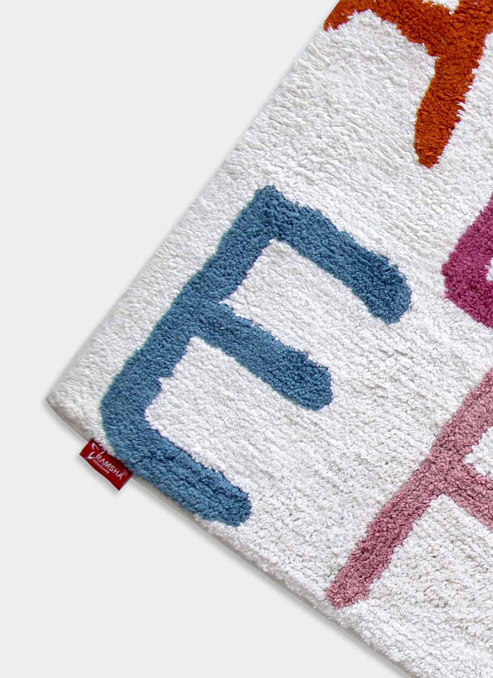 Ramsha-Carpet-Bathmat-BM-014-2-2.jpg Beautiful ABC Alphabet Soft Cotton Bathmat - BM 014 (50x80cm) - الصورة 2