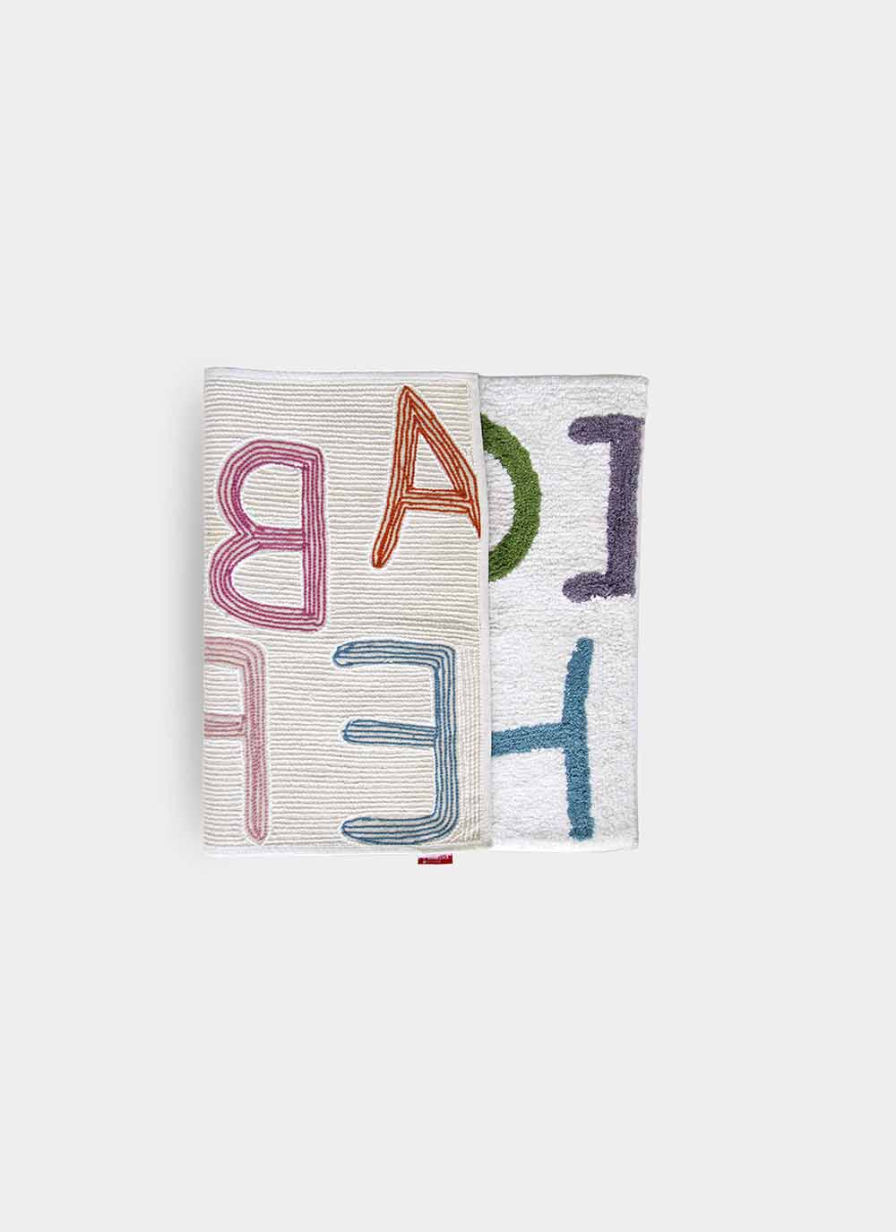Ramsha-Carpet-Bathmat-BM-014-3-2.jpg Beautiful ABC Alphabet Soft Cotton Bathmat - BM 014 (50x80cm) - الصورة 4