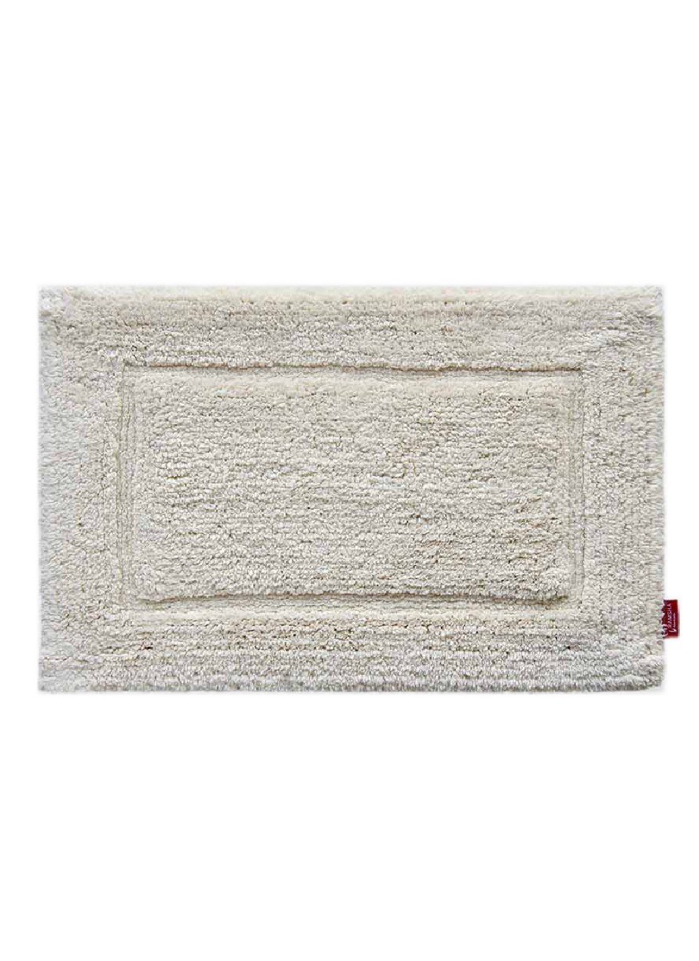 Ramsha-Carpet-Bathmat-BM-20-5-1.jpg White Non-Slip Fluffy Soft Cotton Bathmat - BM 020 (40x60cm) - الصورة 1