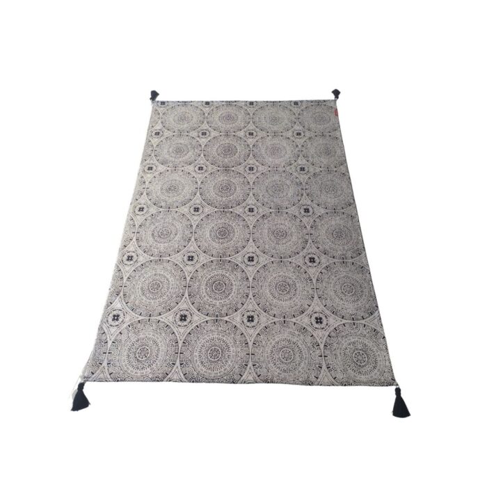 Screen printed handmade rug for modern home floorings, rugs Dubai, dining table rugs, and outdoor rugs