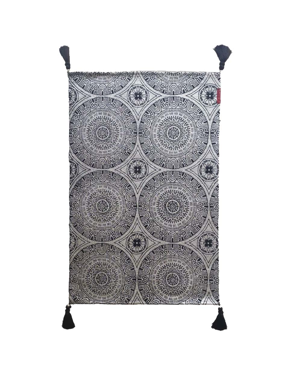 Screen Printed Rugs Dubai Handmade Rugs and Carpets Online UAE Screen printed handmade rug for modern home floorings, rugs Dubai, dining table rugs, and outdoor rugs