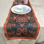 Multi Color Digital Printed Polyester Table Runner - TR 015 (40x220cm)