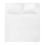 Luxurious White Cotton Bedsheet - BD 001 (230x250cm)