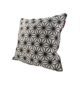 White and Black Polyester Cushion Cover for Living Room, Floor, and Sofa - CS 073 (45x45cm) - Image 2