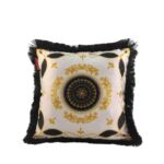 Multi-Color Modern Polyester Cushion with Filler for Window Seat, Car Seat - CS 055 (45x45cm)