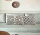 Beautiful Design White Leather Cushion - CS 107 (30x50cm) - Image 4