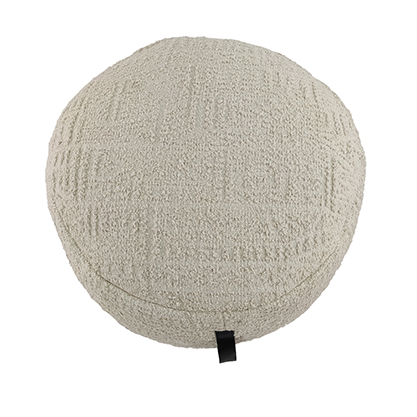 White Decorative Bedroom Pouf (50x50x30cm) White decorative bedroom pouf, 50x50x30cm.
