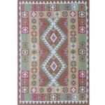 Stylish living room decor digital printed rug DD 015, 140x200cm, perfect for infusing your space with a chic and modern design by Ramsha Carpets.