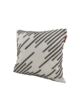 Chic 45x45cm white leather cushion with filler, CS-109, ideal for enhancing car seats, cafe decor, and sofas by Ramsha Home.
