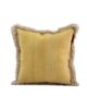 Dark Yellow Color Hallway Decor Cotton Cushion with Filler - CS 141 (45x45cm)