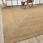 Handmade Natural Color Braided Jute Rug - BR 046 (170x240cm)