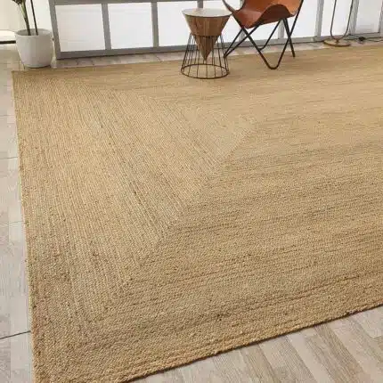 Handmade Natural Color Braided Jute Rug - BR 046 (170x240cm)