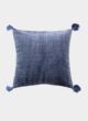Blue Color Cotton Cushion with Filler - CS 237 (45x45cm) - الصورة 4