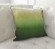 Decorative polyester cushion, rainbow green color, 45X45cm