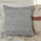 Soft polyester cushion CS-278, woven design, natural color, 60X60cm