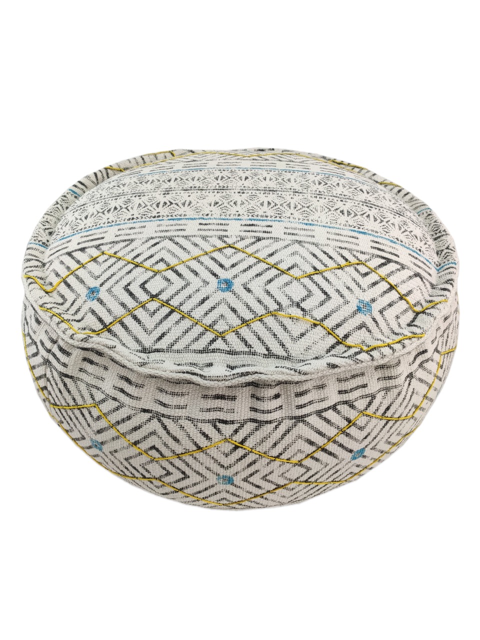 Multi-Color Area Pouf PF-101 for Living Room (70x70x30cm) Multi living room pouf PF-101, 70x70x30cm.