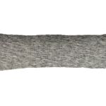 Black & White Color Polyester Cushion with Filler for Sofa, Office - CS 216 (30x90cm)