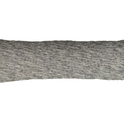 Black & White Color Polyester Cushion with Filler for Sofa, Office - CS 216 (30x90cm)
