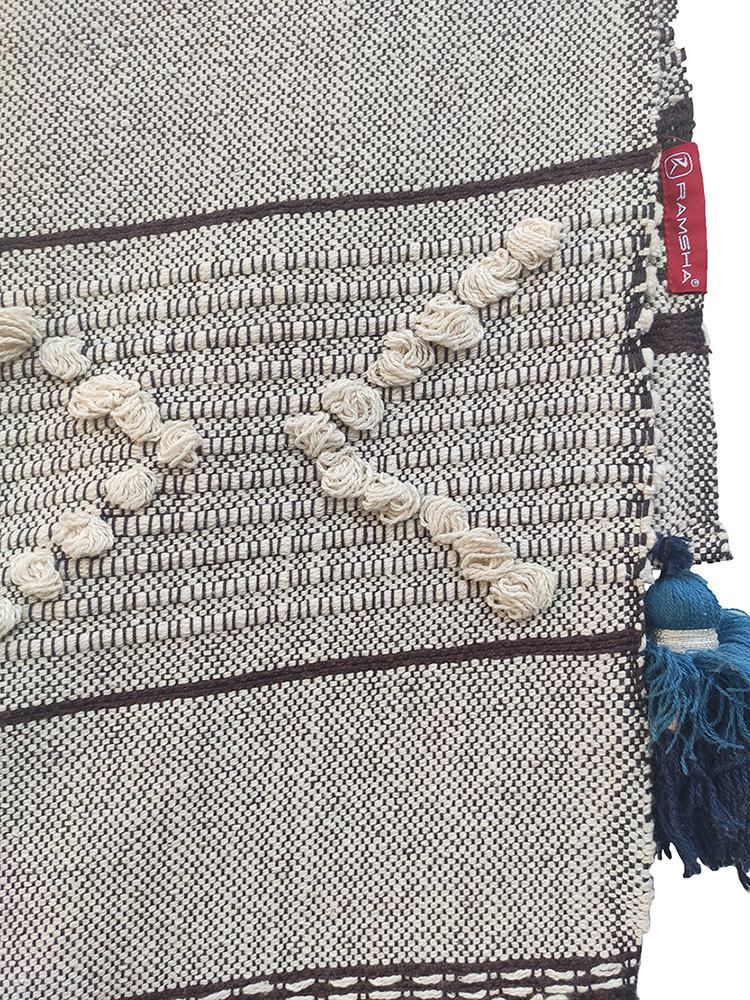 Premium Quality Kids Room Decor Cotton Throw TAL-039 - Handcrafted Charm, 125x150cm Cozy cotton throw in multi colors TAL-039, 125x150cm