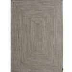 Handmade Natural Color Wool Floor Braided Rug - BR 052 (140x200cm)