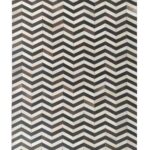 Coffee color leather rug LR-003 for drawing room decor, 140x200cm