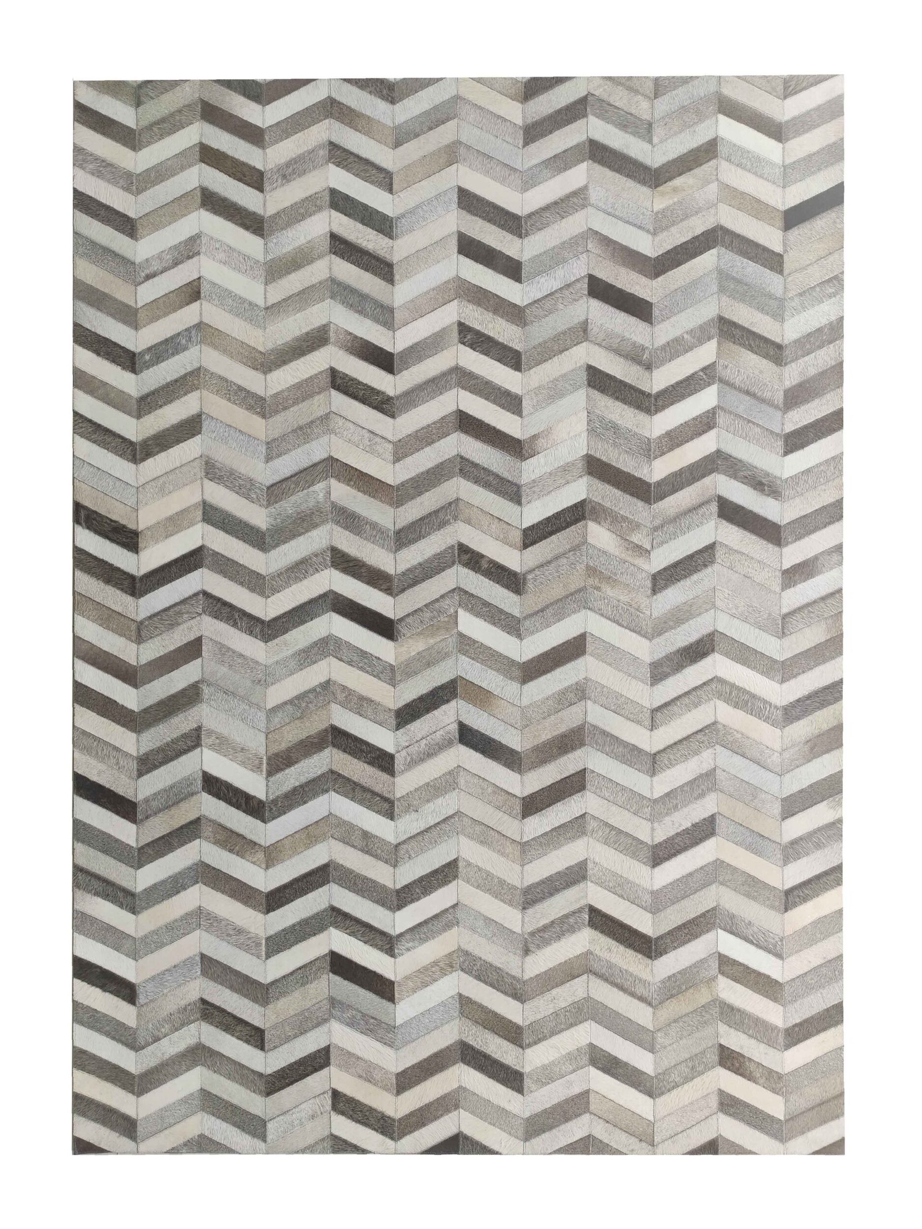 Grey Color Dining Room Decor Leather Rug LR 003 - Elegant 140x200cm Size Grey color leather rug LR 003 for dining room decor, 140x200cm