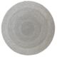 Amazing Handmade Grey Color Hallway Cotton Round Rug - BR 054 (150cm)