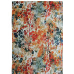 Chic 150x210cm digital printed rug, DD 034, designed for contemporary home settings with a modern motif by Ramsha Home.