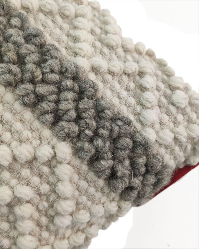 ⁦Multi Color Cotton & Wool Cushion - CS 161(45x45cm)⁩ - الصورة ⁦3⁩