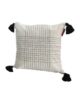 White & Blue Color Cotton Cushion with Filler for Couch, Sofa, Floor - CS 192 (45x45cm) - Image 2