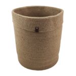 Natural Handmade Jute & Cotton Basket - BS 017 (40Dx50Hcm)