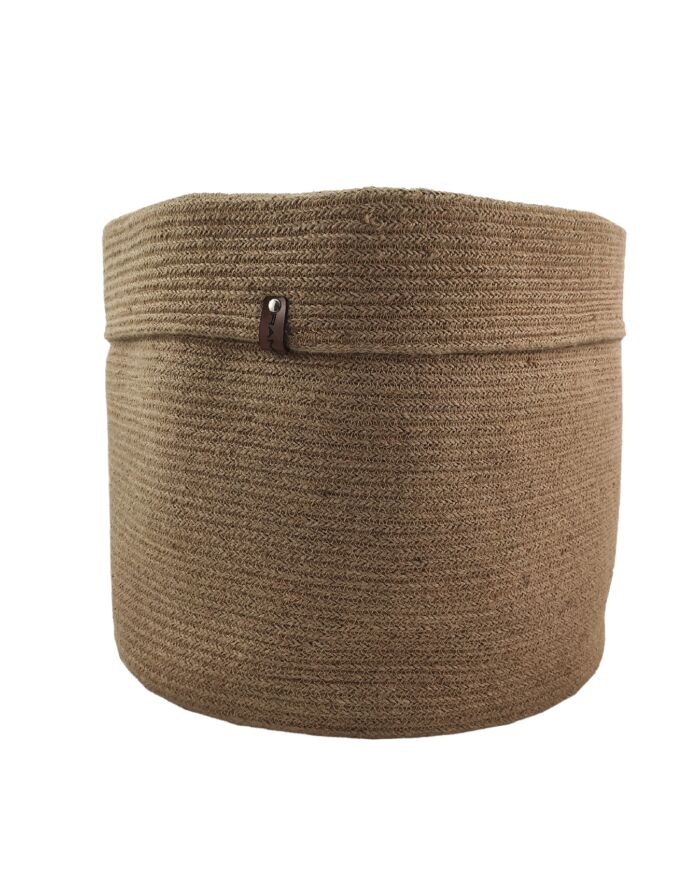 ⁦Handmade Jute & Cotton Basket for Kids - BS 017 (50Dx40Hcm)⁩ - الصورة ⁦1⁩