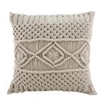 Natural White Macrame Cushion - CS 169 (60x60cm)