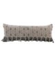White & Grey Color Cotton Cushion with Filler for Window Seat, Floor - CS 173(30x90cm)