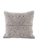 Light Beige & White Color Cotton Cushion with Filler for Bedroom, Couch, Car - CS 180 (45x45cm)