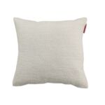 White Color Cotton Cushion with Filler for Cafe, Window Seat, Floor - CS 203 (45x45cm)