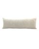 White Color Cotton Cushion with Filler for Cafe, Window Seat, Floor - CS 203 (30x90cm)