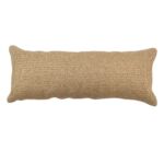 Natural Color Jute Cushion with Filler for Couch, Floor, Car - CS 209 (30x90cm)