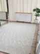 Premium quality natural white wool & cotton area rug SRN 016 (250x350cm) by Ramsha Home