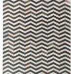 Leather rug in coffee color LR 003, 200x300cm