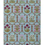 Colorful handmade rug for home decor