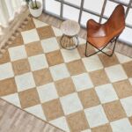 Luxurious braided jute rug with captivating design and tassel detail - BR 031 (160x240cm) by Ramsha Home