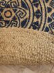 Small handmade braided printed rug BR 059 (90cm) by Ramsha Home