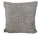 Stylish decorative woven polyester cushion CS-254 in grey color, 45x45cm ideal for indoor and outdoor seating by Ramsha Home.