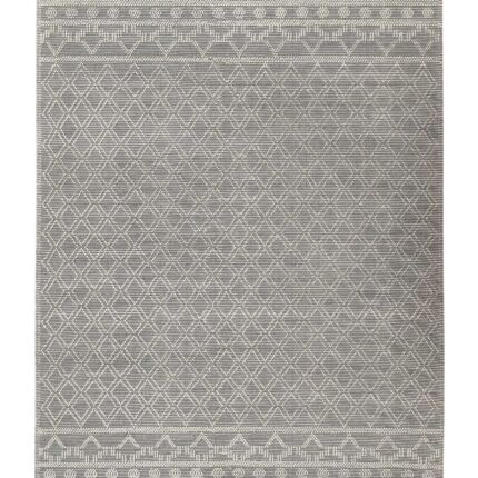 Natural White Color Indoor Woven Rug - SRN 004 (140x200cm)