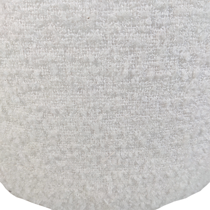 Soft and Fluffy White Pouf: Cozy Home Addition Soft and fluffy white pouf, 50x50x30cm, perfect for adding comfort to your space by Ramsha Home.