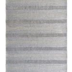 Natural & Grey Polyester-Cotton Woven Rug - SR 041 (250x350cm)