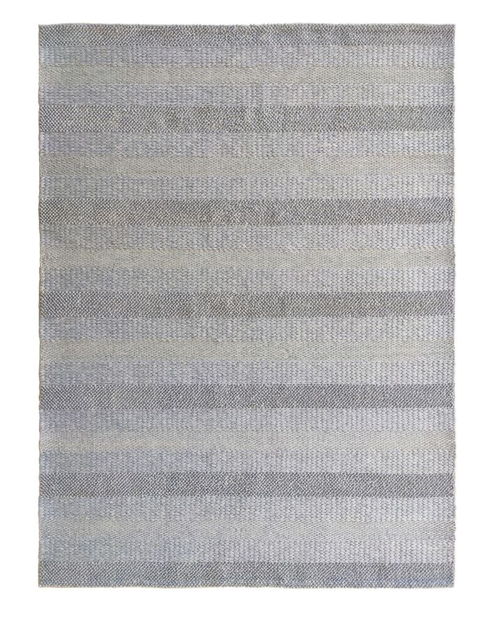 Natural & Grey Polyester-Cotton Woven Rug - SR 041 (250x350cm)