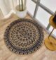 Elegant handmade braided printed rug BR 059 (90cm) by Ramsha Home